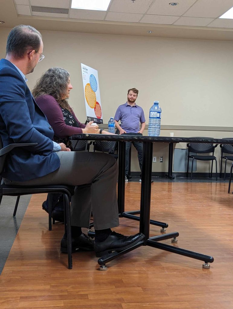 Sharing insights –history students learn about career possibilities at ...