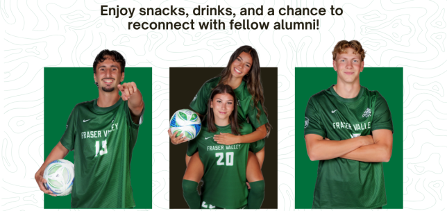 UFV Cascades Soccer Alumni Graphic